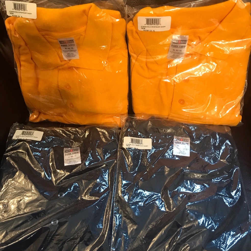 4 Mens Sportshirts Shortsleeve